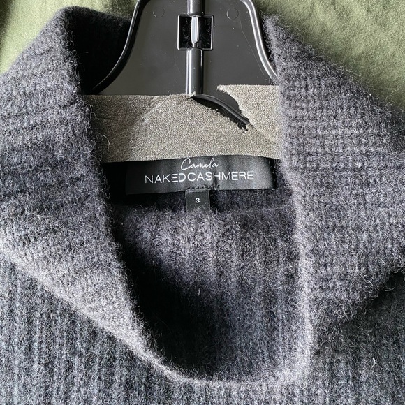 Camila Morrone x Naked Cashmere Sonya sweater dress black size S MSRP $395 - Picture 6 of 7